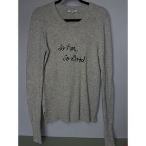Madewell So Far So Good Alpaca Merino Wool Sweater Gray‎ L
